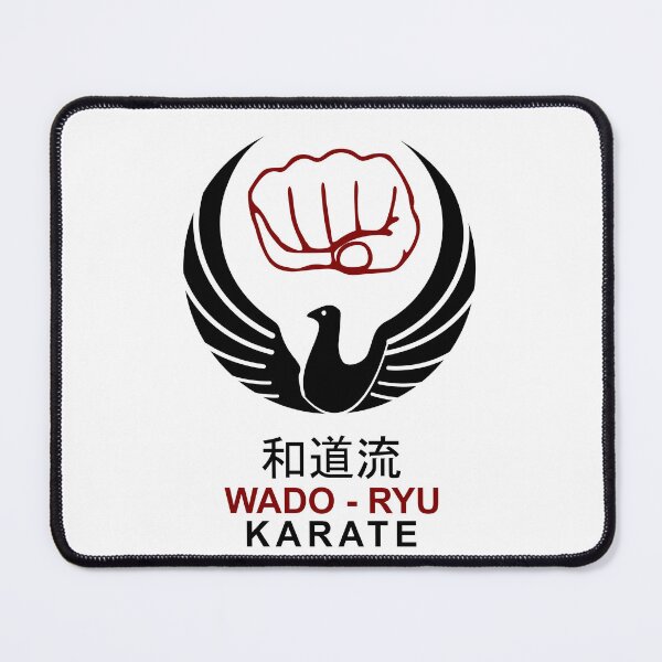 Item preview, Karate Wado-Ryu Whispers Kanji Cloaked Elegance White2 Design designed and sold by LuizSilva1983.