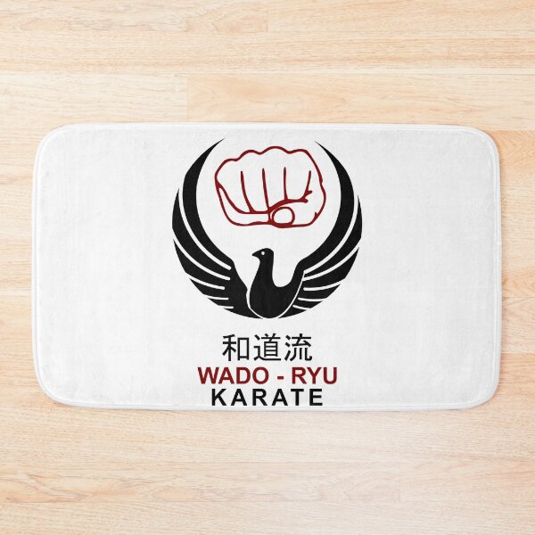 Item preview, Karate Wado-Ryu Whispers Kanji Cloaked Elegance White2 Design designed and sold by LuizSilva1983.
