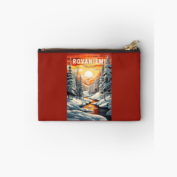 Item preview, Rovaniemi Finland Travel Art Vintage designed and sold by KrisSidDesigns.