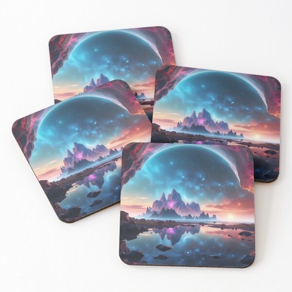 Item preview, Interstellar Gateway Dawn of Creation in Celestial Harmony designed and sold by ArtComixHaven.