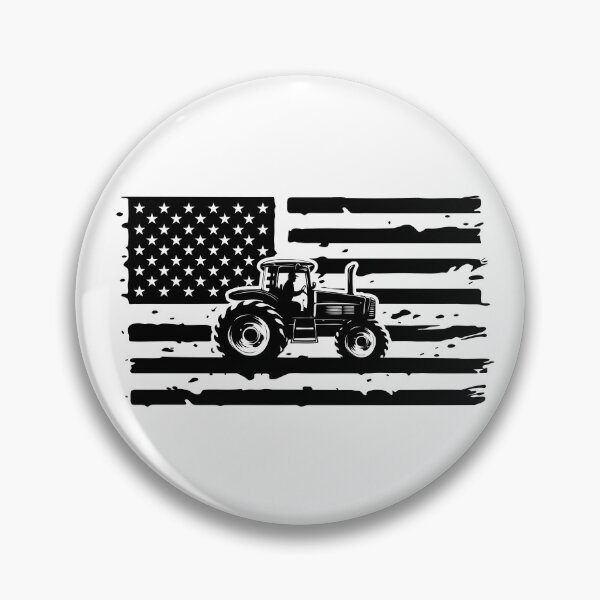 Item preview, USA Farm Tractor, US Farmer, Distressed American Flag designed and sold by ArtAlexDesign.