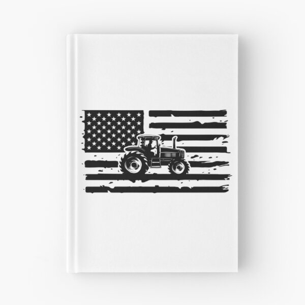 Item preview, USA Farm Tractor, US Farmer, Distressed American Flag designed and sold by ArtAlexDesign.