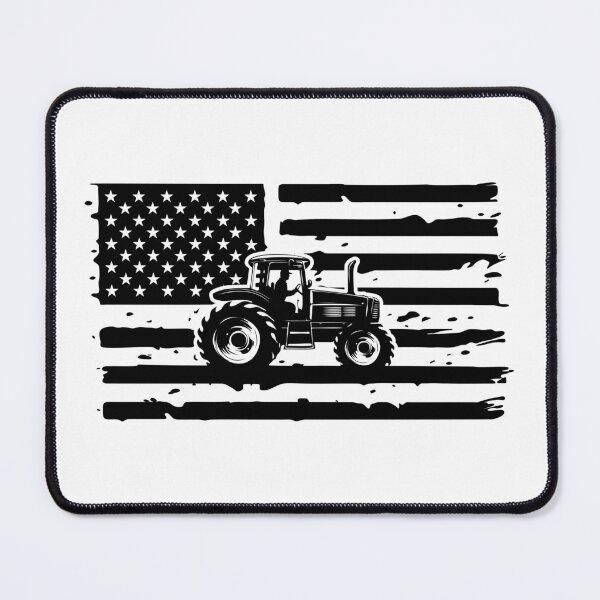 Item preview, USA Farm Tractor, US Farmer, Distressed American Flag designed and sold by ArtAlexDesign.