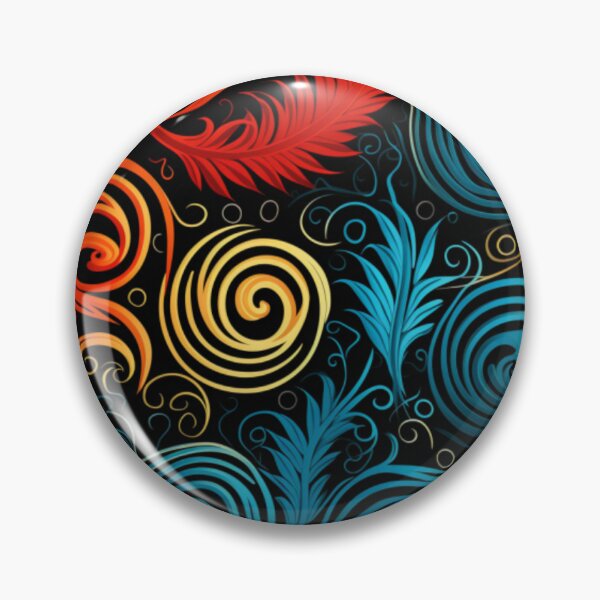 Item preview, Kowhaiwhai Maori Koru NZ Pattern designed and sold by GrinGalore.