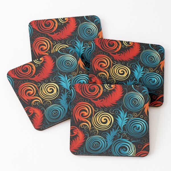 Item preview, Kowhaiwhai Maori Koru NZ Pattern designed and sold by GrinGalore.