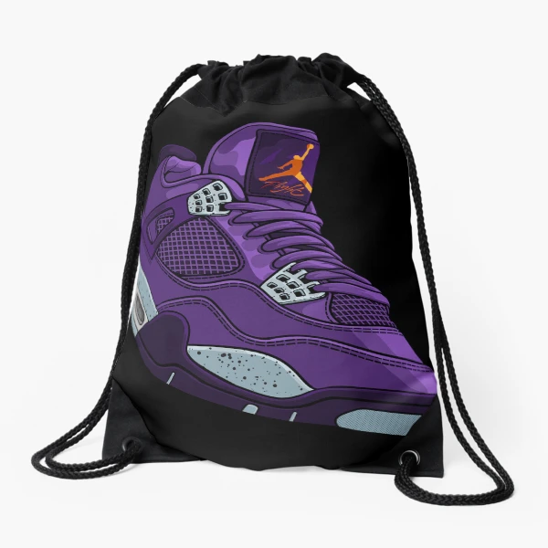 JORDAN 4 CANYON PURPLE Drawstring Bag for Sale by Minami14R Redbubble