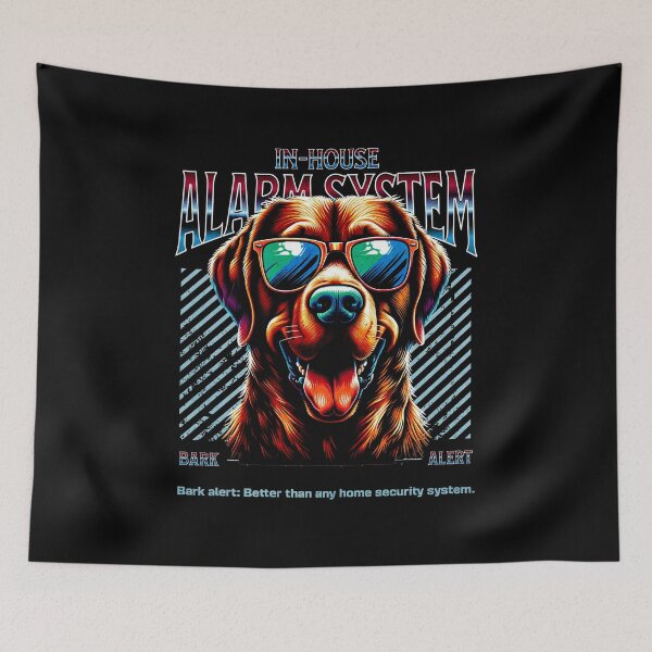 Item preview, Bark Alert Chesapeake Bay Retriever Dog designed and sold by RedDesignSyc.