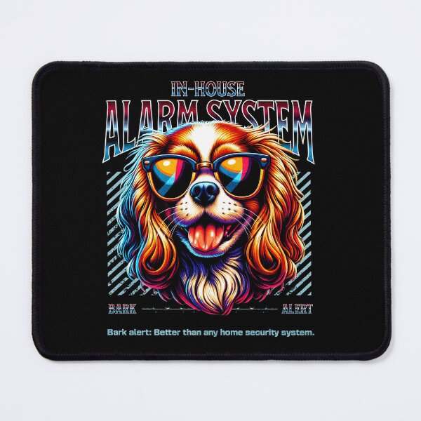 Item preview, Bark Alert Cavalier King Charles Spaniel Dog designed and sold by RedDesignSyc.