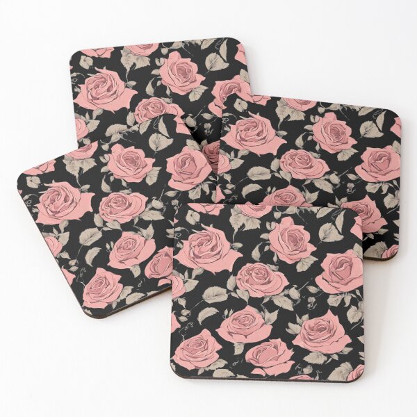 Item preview, Vintage Retro Red Roses Big Pattern designed and sold by Trendz by Ami.