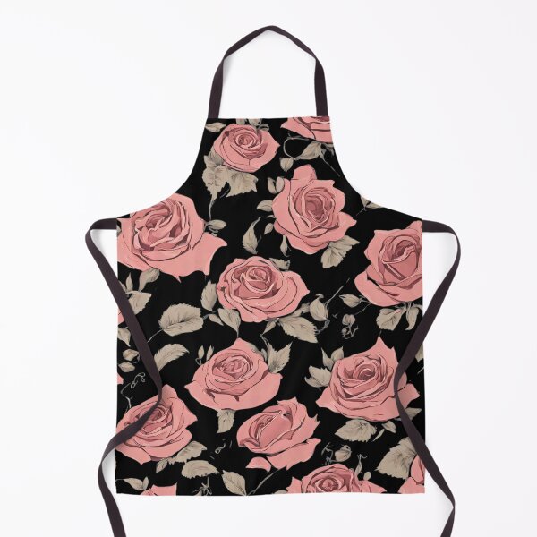 Item preview, Vintage Retro Red Roses Big Pattern designed and sold by Trendz by Ami.
