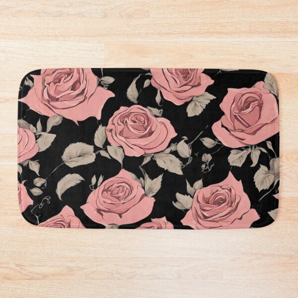 Item preview, Vintage Retro Red Roses Big Pattern designed and sold by Trendz by Ami.