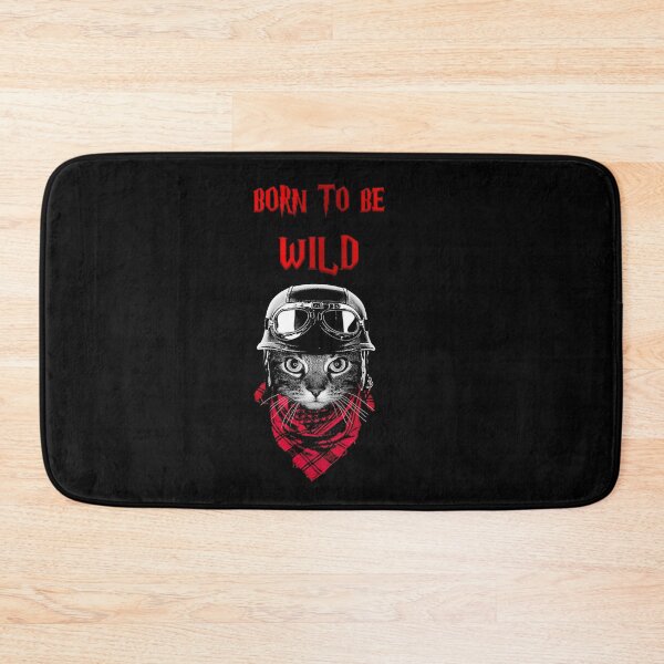 Item preview, biker cat designed and sold by DesignShopAD.