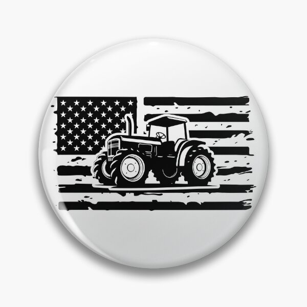Item preview, USA Farm Tractor, US Farmer, Distressed American Flag designed and sold by ArtAlexDesign.
