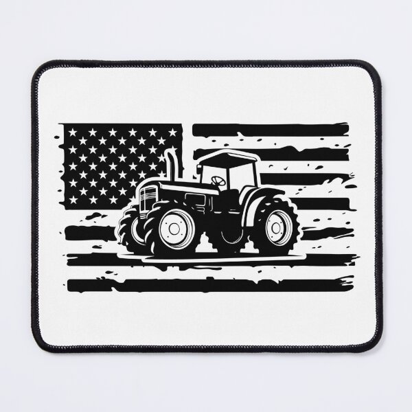 Item preview, USA Farm Tractor, US Farmer, Distressed American Flag designed and sold by ArtAlexDesign.