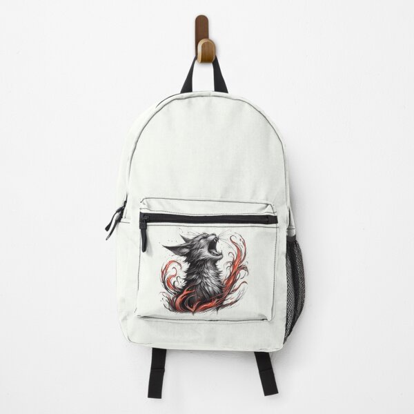 Item preview, Fiery Feline Roar - Monochrome Art designed and sold by RuyaFab.