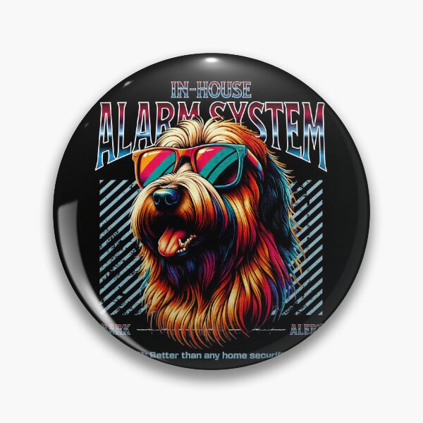 Item preview, Bark Alert Briard Dog designed and sold by RedDesignSyc.