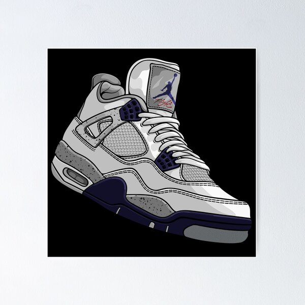 Air Jordan 4 Poster Project : r/graphic_design