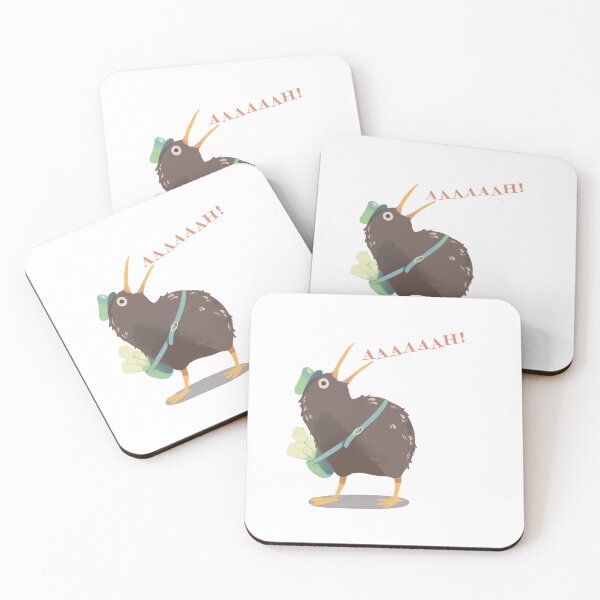 Item preview, kiwi mail man screaming designed and sold by i am ANU.