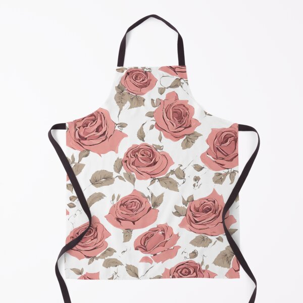 Item preview, Vintage Retro Red Roses Big Pattern designed and sold by Trendz by Ami.