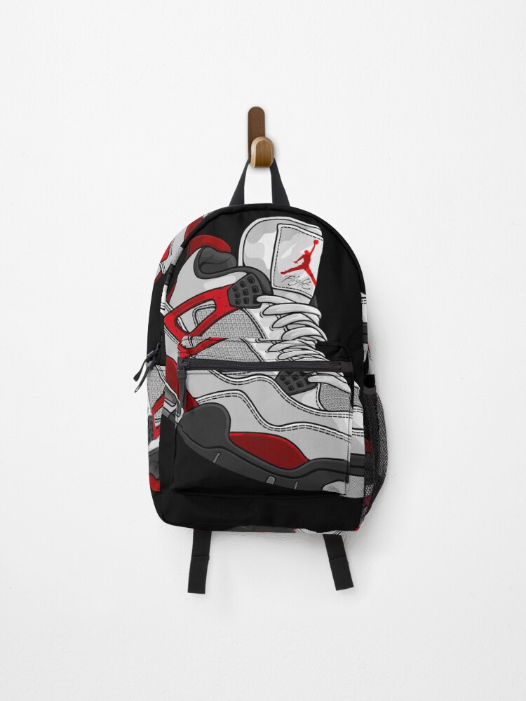 JORDAN 4 RED CEMENT Backpack for Sale by Minami14R Redbubble