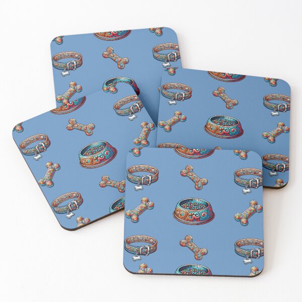 Item preview, Dog accessories sticker sheet mandala style  designed and sold by CritterManiaUK.