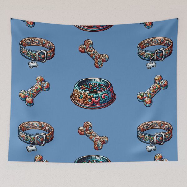 Item preview, Dog accessories sticker sheet mandala style  designed and sold by CritterManiaUK.