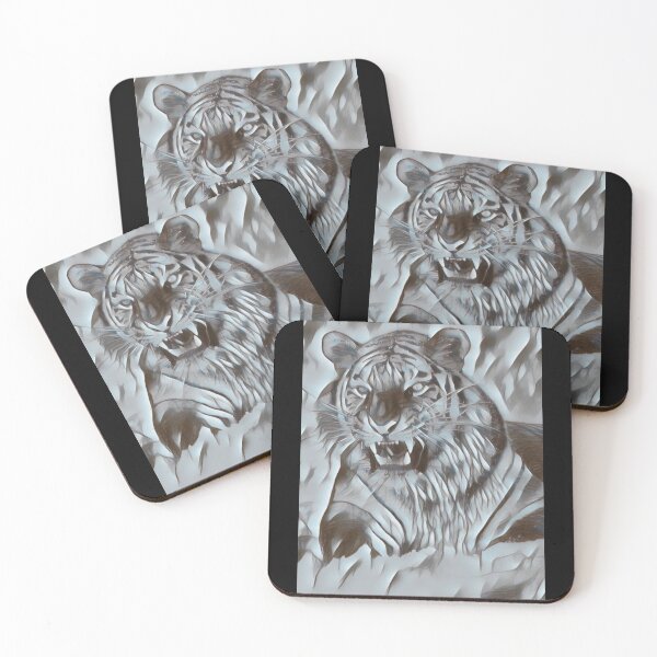 Item preview, Growling Tiger Textured Print designed and sold by TGAL2.