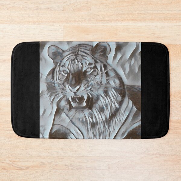 Item preview, Growling Tiger Textured Print designed and sold by TGAL2.