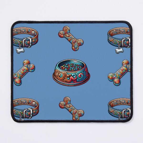 Item preview, Dog accessories sticker sheet mandala style  designed and sold by CritterManiaUK.