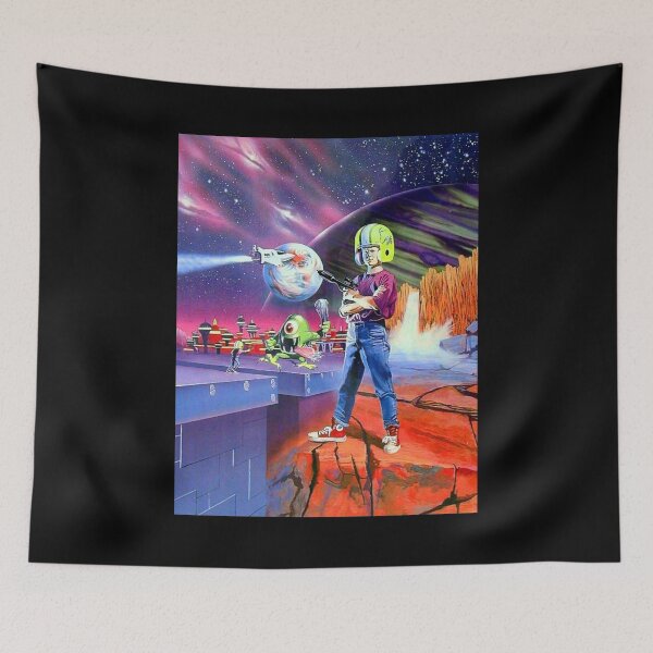 Item preview, Commander Keen - Retro DOS game fan print designed and sold by hangman3d.