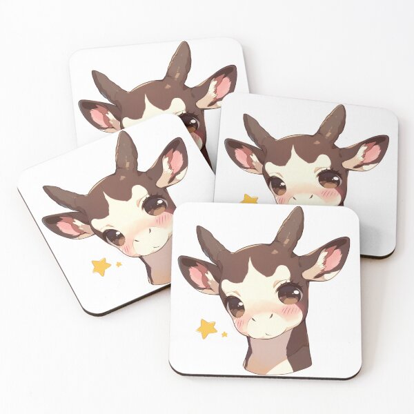 Item preview, Cute okapi // Okapi // flowers, colors journaling , Okapi poster designed and sold by SMARTKIT  DESIGNAGENCY.