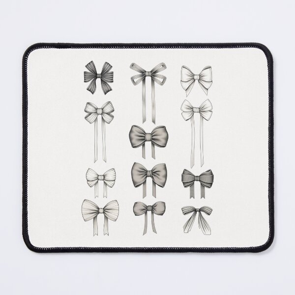 Item preview, Elegant Monochrome Bow Illustrations designed and sold by thegirlyshoppe.