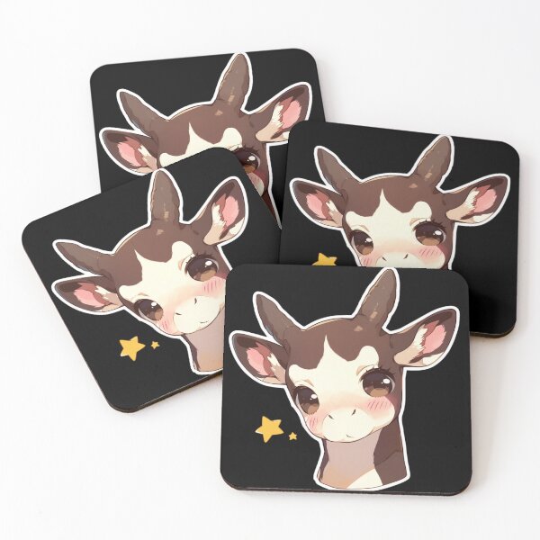 Item preview, Cute okapi // Okapi // flowers, colors journaling , Okapi poster designed and sold by SMARTKIT  DESIGNAGENCY.
