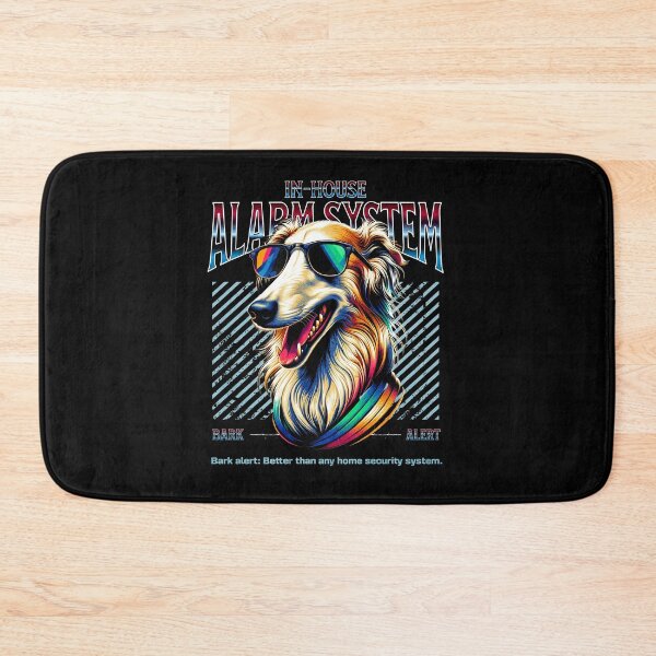 Item preview, Bark Alert Borzoi Dog designed and sold by RedDesignSyc.