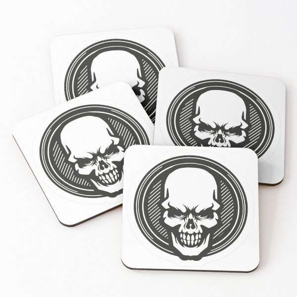 Item preview, evil, samurai skull designed and sold by charliedoom.