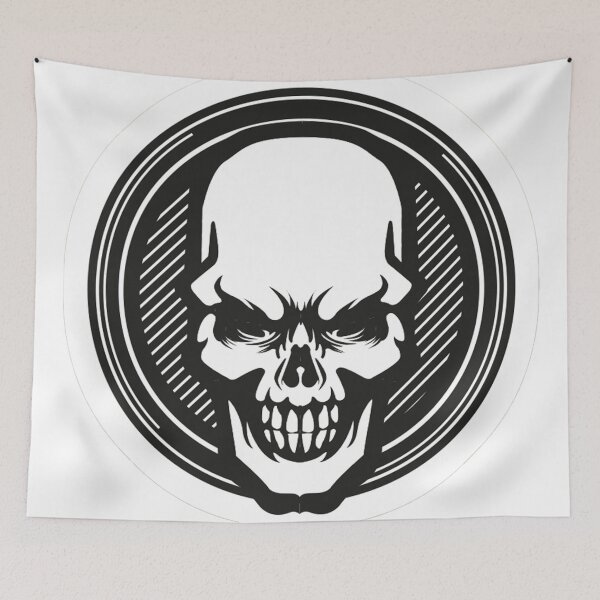 Item preview, evil, samurai skull designed and sold by charliedoom.