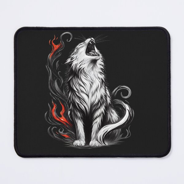Item preview, Majestic Roaring Cat - Elemental Artwork designed and sold by RuyaFab.