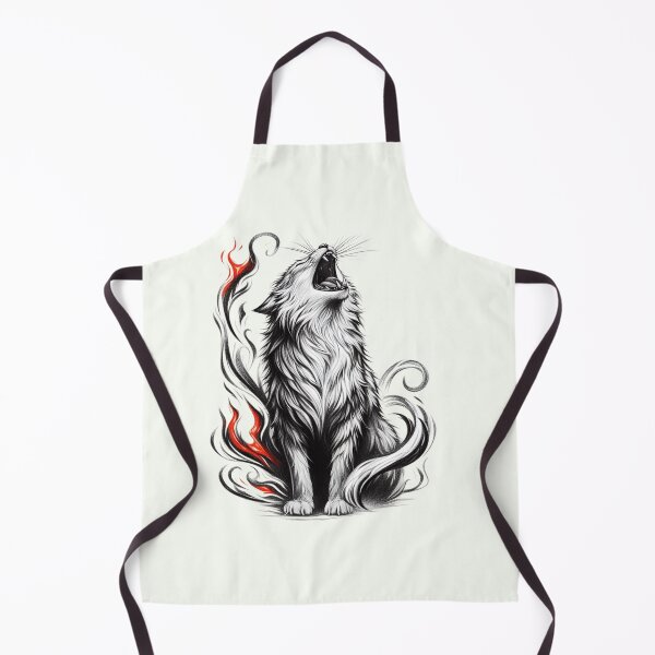 Item preview, Majestic Roaring Cat - Elemental Artwork designed and sold by RuyaFab.