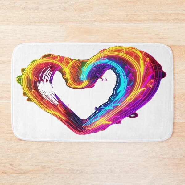 Item preview, Neon Romance: Vibrant Heart Glow designed and sold by 7venty.