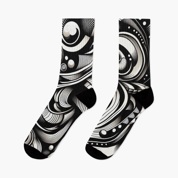 Item preview, Black and White Retro Pattern designed and sold by Simplybe1.