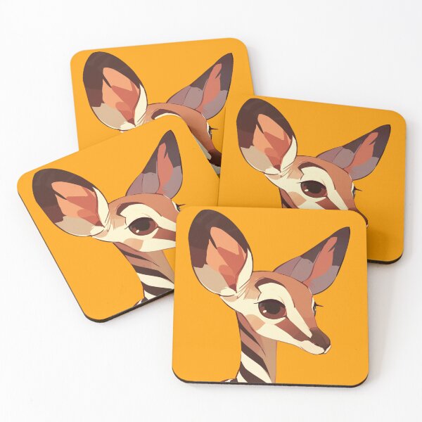 Item preview, Cute okapi // Okapi // flowers, colors journaling , Okapi poster designed and sold by SMARTKIT  DESIGNAGENCY.