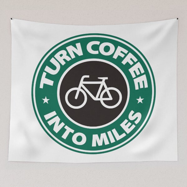Item preview, Turn Coffee Into Miles designed and sold by Esskay Designs.