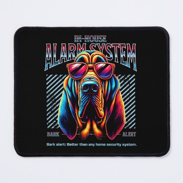 Item preview, Bark Alert Bloodhound Dog designed and sold by RedDesignSyc.