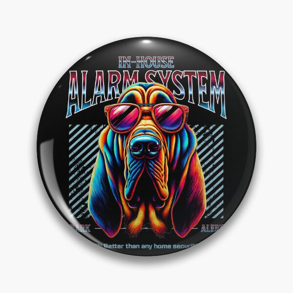 Item preview, Bark Alert Bloodhound Dog designed and sold by RedDesignSyc.
