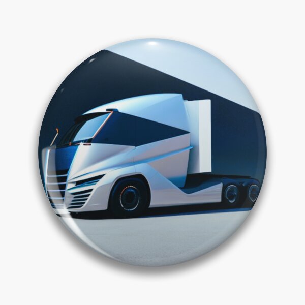 Item preview, truck with aerodynamic, futuristic shapes designed and sold by janjacbu.