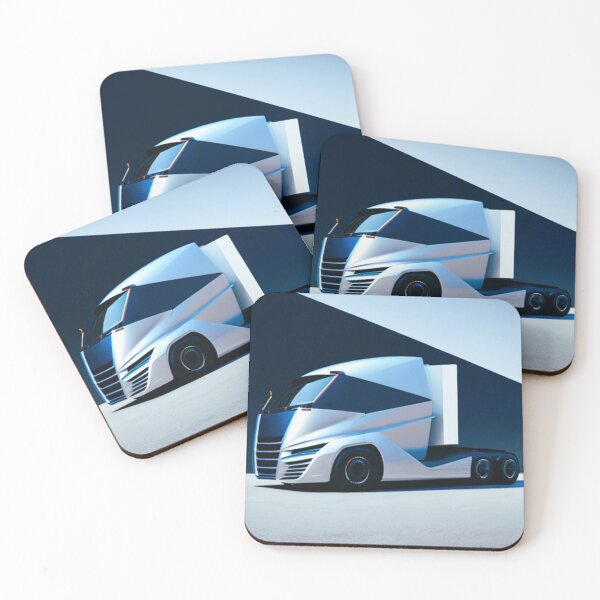 Item preview, truck with aerodynamic, futuristic shapes designed and sold by janjacbu.