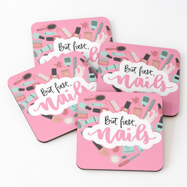 Item preview, But first nails,  designed and sold by Vilemo.