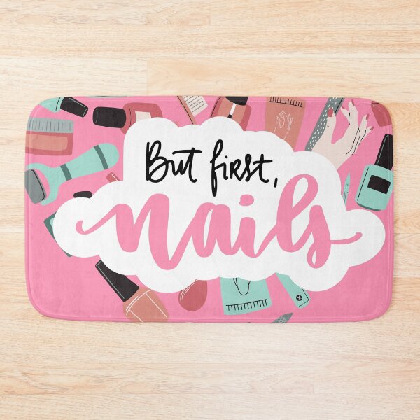 Item preview, But first nails,  designed and sold by Vilemo.