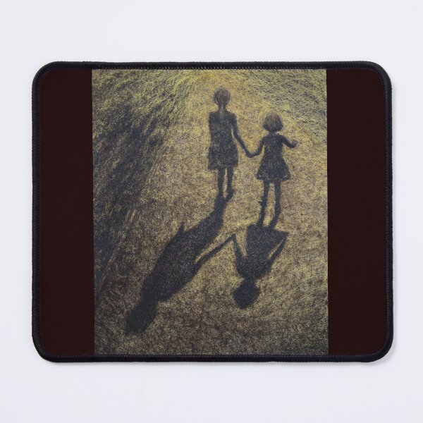 Item preview, Two little girls walking into the sunlight, casting shadows designed and sold by alczar.