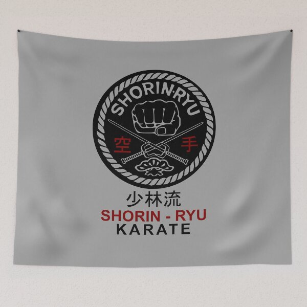 Item preview, Karate Shorin Ryu Whispers Kanji Cloaked Elegance Gray designed and sold by LuizSilva1983.